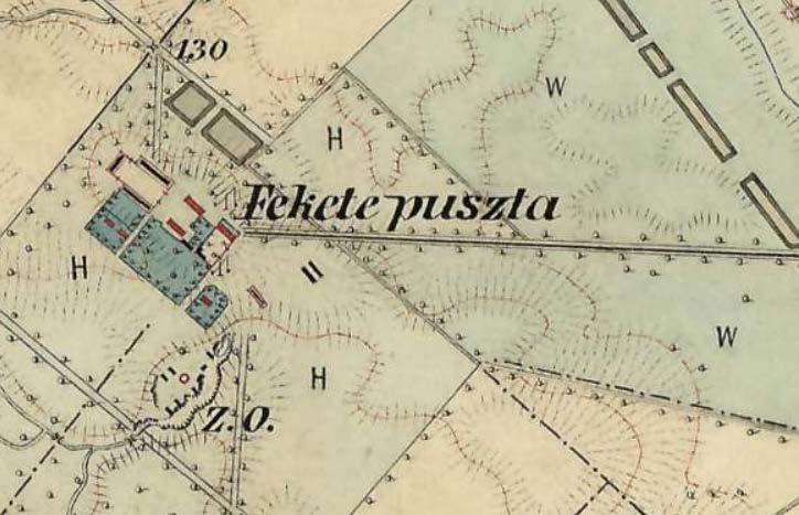 6 A harmadik katonai felmérés (1869-1887) Az új községnek, amely a megyerendszer kiigazításáig Veszprém megyéhez tartozott, a Veszprém megyei helytörténet írásakor (1964) bekötő útja, Dég, Lepsény,