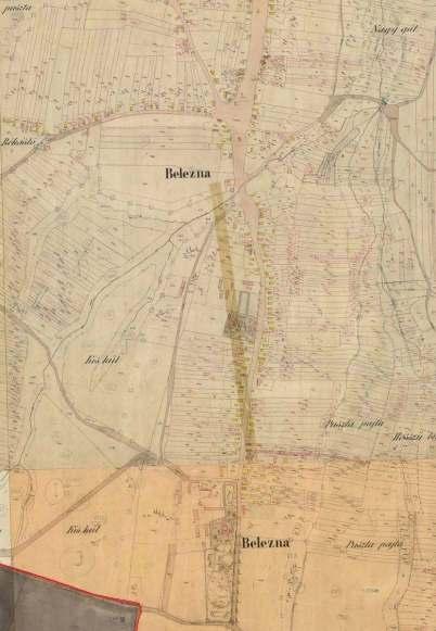 A település bemutatása 9 SZERKEZETI FEJLŐDÉS A történeti térképek alapján a település az első katonai térképen (1782-1785) már közel a mai szerkezetével szerepelt.