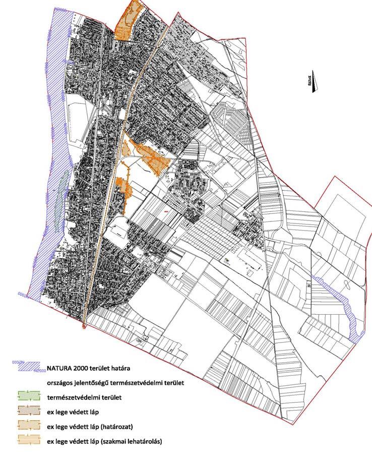 Göd ex lege védett láprétje 15,51 ha területű, a 6241, 6322/7, 6607/1, 6604/2, 6604/3, 632461, 2052/75, 2052/2-7, 2052/82-86, 2052/88, 6604/4, 6605, 6610, 6612/1 hrsz.
