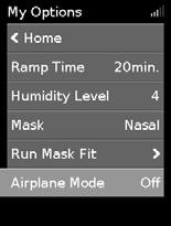 FIGYELEM! Az Airplane Mode (Repülőgép-üzemmód) bekapcsolása: 1.