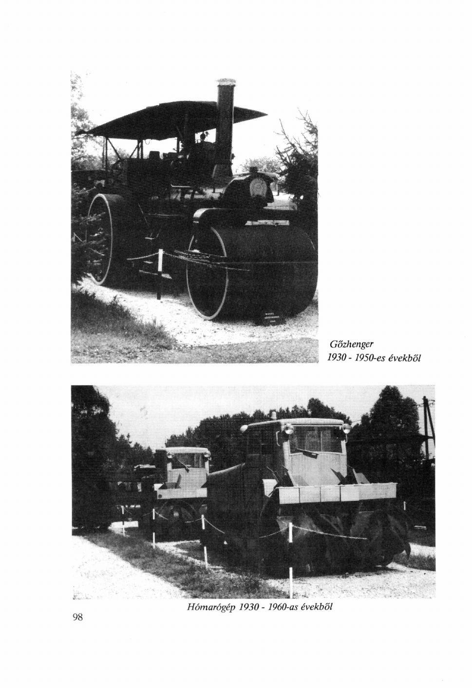 Gőzhenger 1930-1950-es évekből
