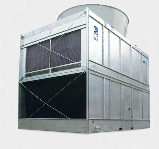 Hűtőtornyok HVAC (fűtés- és légtechnika) Hűtés Kis- és közepes ipari alkalmazások Vegyipar, kőolaj-finomítás Energiatermelés MARLEY MD EVEREST HŰTŐTORONY Az MD Everest Cooling Tower