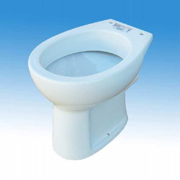 AKV0202 Porcelán WC, álló, hátsó kifolyással, mély