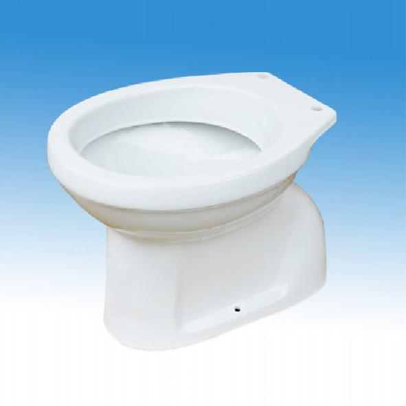 kifolyással, szerelvények nélkül AKV0201 Porcelán WC, álló,