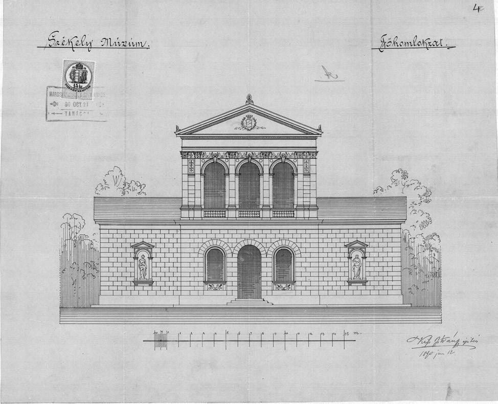 Székely Miklós 6. Kiss István: A Székelyföldi Iparmúzeum engedélyezési terve, 1890. június 12.