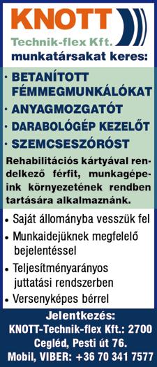 ÜGYFÉLREFERENS-PÉNZTÁROS munkakörbe jászkarajenői fiókunkba.