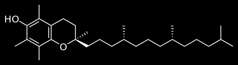 Flavonoidok Kromán és származékai a- tokoferol (E-vitamin) 3 1 Kromán váz