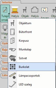 10 3. Lecke: Fürdőszoba tervezés - Burkolás Minta létrehozása: Albus_1 A mintánk hat sorral fog rendelkezni: 1. sor: ZBD_42045_A_L burkolólappal burkolt terület 0 métertől 0.75 méter magasan 2.