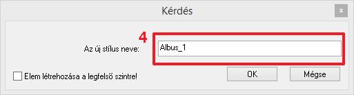 Adja meg az új burkolat stílus nevét: Albus_1 (4) A
