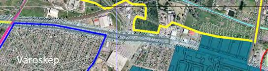 Az érintett belterületeken szintén találhatók kiemelt védelmek, valamint vizsgálandó a meglévő infrastruktúra elemekre gyakorolt hatás. Városkép szempontjából kiemelt terület Magasépületek övezete 10.