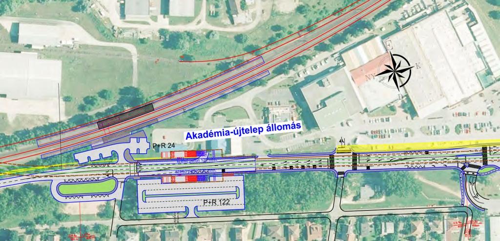 A szélsőperonos, kéregben lévő állomás biztosítja az álszállási kapcsolatot a hatvani vasútvonallal. 2.