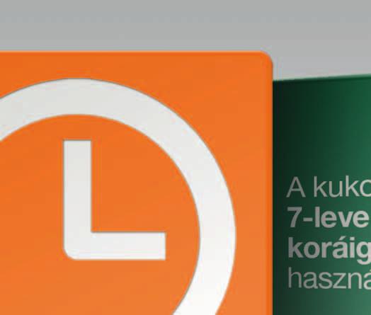 kínál Önnek: Akár a kukorica 7-leveles koráig is alkalmazható; 4-5 héten át tartó,