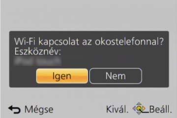 Wi-Fi/NFC Fényképezőgép működtetése okostelefonnal, illetve táblagéppel <Android rendszerű készülék használata> Indítsa el az Image App alkalmazást ( 193) Válassza a [ ] lehetőséget Válassza ki a