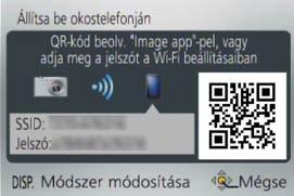 ] gombot Ha az [Wi-Fi jelszó] beállítása [OFF]. Ha az [Wi-Fi jelszó] beállítása [ON].