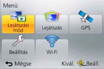 Alkalmazás (megtekintés) Különböző lejátszási módok [Lejátszási mód] A készülékkel készített képek többféleképpen lejátszhatók.