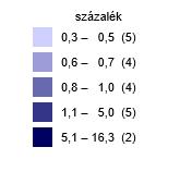 Forrás: KSH adat A Magyarországról naponta külföldre ingázók arányát nézve a legnagyobb Budapesten (1,8%) és a nyugati megyékben volt. Győr-Moson-Sopron megyében 16,3%, míg Vas megyében 10%.