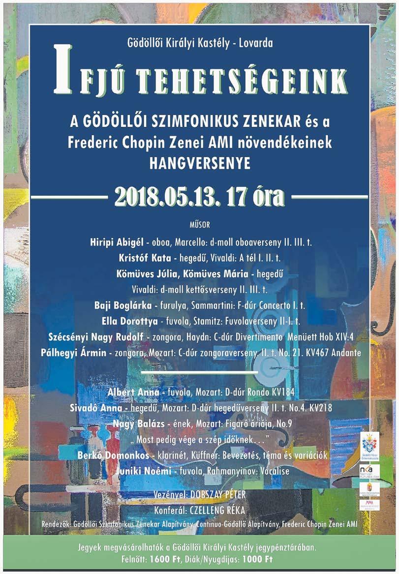 12 gödöllői Szolgálat kultúra 2018. május 8.