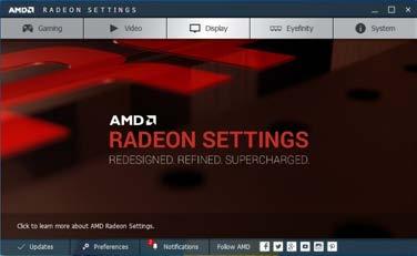 FreeSync funkciót. A FreeSync funkciót támogató további AMD videokártya modellekért látogasson el a hivatalos AMD weboldalra.