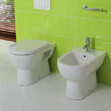 Az elegáns Mio fali WC és bidé kitűnik modern