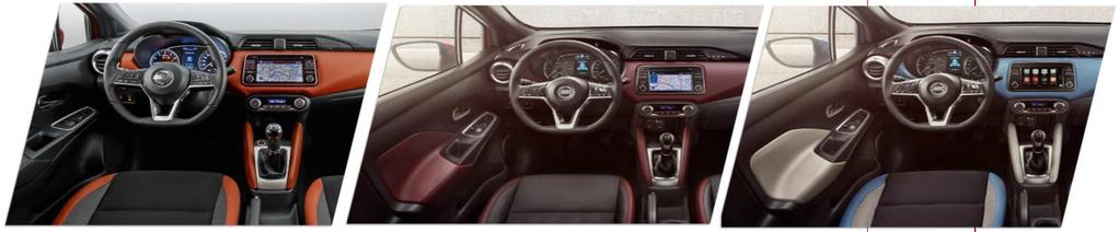 MICRA FELZERELTÉG Komfort és kényelem VIIA VIIA+ ACENTA NWAY NCONNECTA TEKNA Elektromos ablakemelő elöl, komfortkapcsolással a vezető oldalán Elektromos ablakemelő hátul Komfort Csomag Belső
