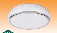 fehér, mozgásérzékelővel,17w LED (nem cserélhető), 1300lm / 4000K, IP54 (4965) 1-25-19-0222 DOME LED