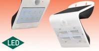5W, 200lm, 120, 4000K+3000K, 3.7V, IP65, fehér, (7096) 1-28-19-0053 LED napelemes fali lámpa, 1.5W, 200lm, 120, 4000K+3000K, 3.7V, IP65, fekete, (7097) 1-28-19-0054 LED napelemes fali lámpa, 3W, 400lm, 60, 4000K+3000K, 3.