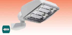 kompakt fénycsőhöz, IP 55 1-29-12-0006 FLUOSPOT PC 29 falikar, műanyag, fekete, induktív előtéttel, 2x9W / G23 kompakt fénycsőhöz, IP