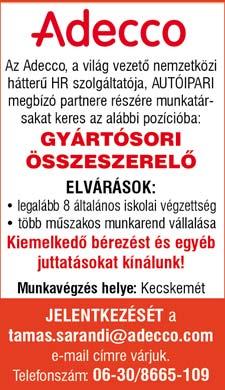 8 2017. október 9. épülettakarításra KARRIERHÉTKÖZNAPI keresünk alkalmi munkavállalókat, heti 2-3 műszak vállalásával, heti kifizetéssel. Diák-Navigátor Iskolaszövetkezet, Kecskemét, Klapka u. 6.