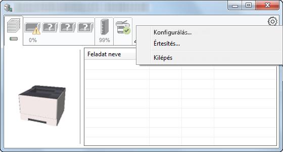Embedded Web Server RX Ha a nyomtató TCP/IP hálózathoz kapcsolódik, és saját IP-címe van, a webböngésző segítségével érheti el az Embedded Web Server RX alkalmazást, ahol