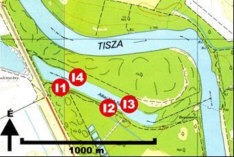 4.2.3. Üledék-mintavétel Anyag és módszer Az Alsó-Tisza-vidéki vizsgálati területen (Hiba! A hivatkozási forrás nem található.