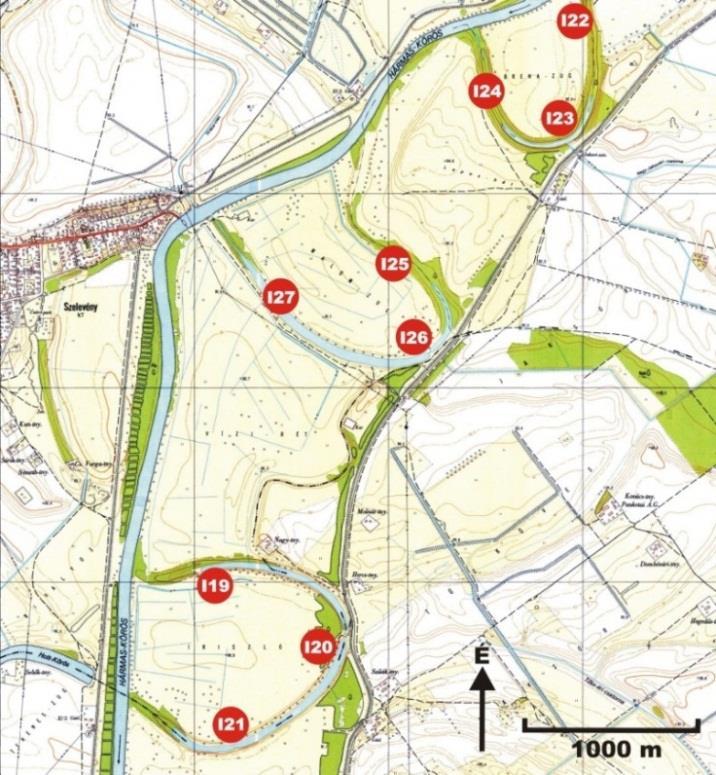 Anyag és módszer 2011 őszén a minták jobb összehasonlíthatósága, valamint ismételt laborvizsgálatok, a szekvenciális feltárás céljából ismételt mintavételt végeztem a Csongrádi-, Osztorai-,