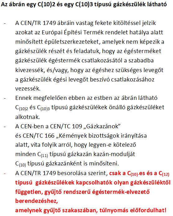Az ábrán vékony fekete vonal jelöli a gázfogyasztó készüléket és vastag fekete