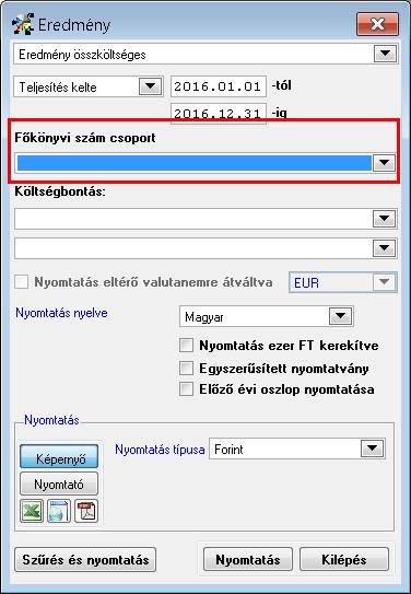 2.) Főkönyvi tételek rögzítését követően egyből a Kész gombra kattintva az alábbi figyelmeztető üzenetet