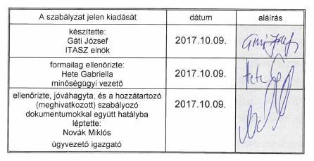 Alapszabályzat 1. kiadás Jelen szabályzat a hozzátartozó szabályozó dokumentumokkal a TÜV Rheinland InterCert Kft. szellemi tulajdona.