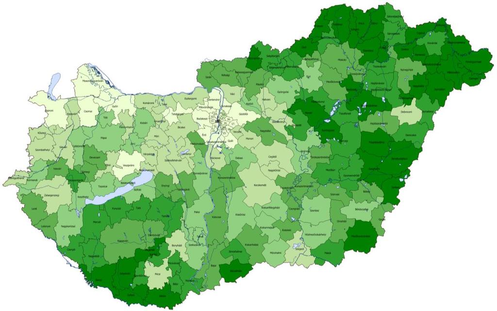 (Borsod-Abaúj Zemplén megye) és a Fehérgyarmati (Szabolcs-Szatmár-Bereg megye) járásokban is.