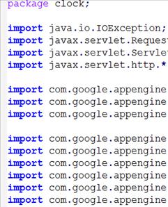 Alkalmazásfejlesztés Google App Engine-re Java-ban - Schubert Tamás A web.xml a clock serveletet a clock.