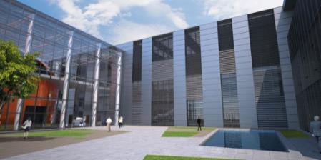 fókuszáló jármu ipari (oktatási, kutatás-fejlesztési és méréstechnikai) centrum.