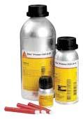 oldószerbázisú tapadásjavító anyag alkalmazható kb 5 C - + 40 C között színtelen 30 ml flakon, 250 ml flakon, 1000 ml flakon Sika Aktivator-205 Alkoholos tisztító oldat tapadásaktiváló adalékanyaggal.
