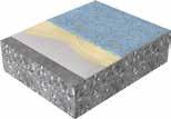 Cementes Terrazzo* Vastagság: 8 10 mm Rétegek száma: 2-3 Epoxi v.