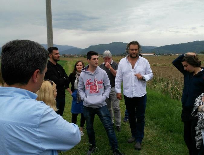 Helyszínlátogatások Az esti vacsora során került sor projekt Irányító Bizottságának egyeztetésére: Loulé alpolgármestere (Hugo Nunes) a projektvezető feladatkörét átadta munkatársa számára.
