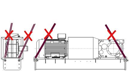 Pos : 37 /Anl eitungen/getriebe/3. Montage, Lager ung, Vorberei tung, Aufstellung/Trans port des Getriebes - Motorschwinge [B1050_B2050] @ 3\mod_1368705443467_3610.