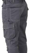 000 Ft Elasztikus kertész munkanadrág Slim fit T/C Twill, 63% poliészter, 34% pamut, 3% gumírozott szövet, 250 g