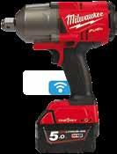 ÜTVECSAVAROZÓ M18 FUEL 1356NM 1 2" BIZTOSÍTÓGYŰRŰVEL M18FHIWF12-502X + 2X5 AH AKKU, TÖLTŐ ÉS KOFFER 121.496,- Ft nettó 154.