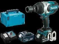 Gyors töltő DC18RC Akkumulátor: LXT 18 V Li-Ion / 5.0 Ah 2db BL1850 Max meghúzási nyomaték:1.