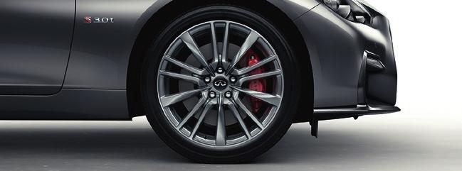 SZÍNBEN, EGYEDI DESIGNNAL, DEFEKTTŰRŐ ABRONCSOKKAL (CSAK A 3,0 LITERES V6-OS BENZINMOTORHOZ) 1 Az INFINITI