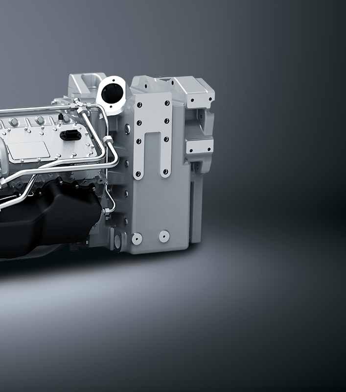 PowerShuttle és SenseClutch az irányváltás érzékenységének 5 szintje könnyen állítható.
