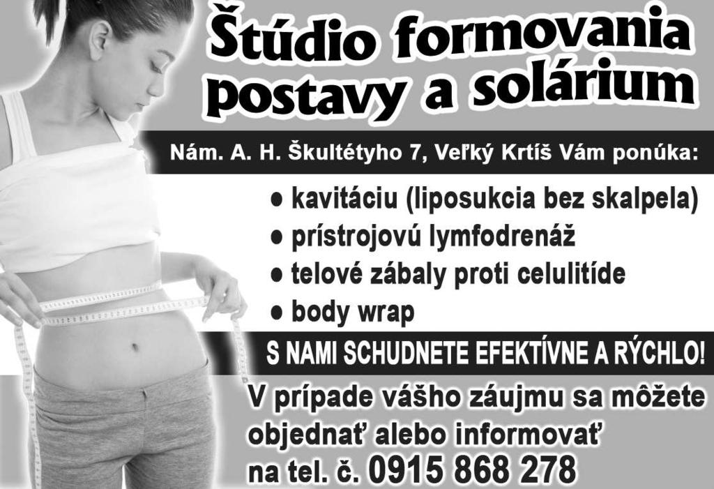 30 13. 00 hodiny. Máme zmluvu s každou zdravotnou poisťov ňou. LEKÁRSKA POHOTOVOSTNÁ SLUŽBA Banícka 35, V. Krtíš, tel. 48 31 111. Pre dospelých: Po. Pi. 15.