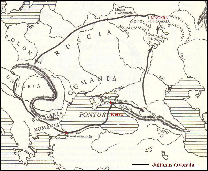 IV. Béla király még herceg korában 1235-ben négy domonkos rendű szerzetes küldött keletre, hogy keressék meg, és hívják be a visszamaradottakat a Kárpát-medencébe.