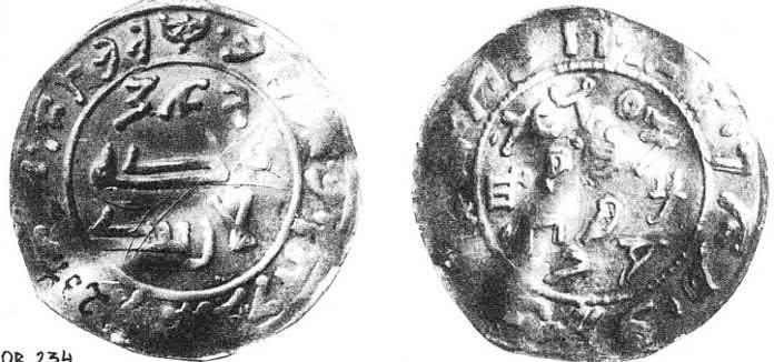 RÓNA-TAS ANDRÁS 1. ábra A 817-es pénz 2. ábra A 817. évi pénzfelirat udvari írássá emelésével jött létre, s korábbi változatai már a 6. századtól kezdtek megjelenni.