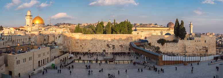 LÁTOGATÁS A SZENTFÖLDRE Izraeli körutazás Jeruzsálem páratlan vallási emlékhelyeinek bejárása Lebegés a Holt-tenger lenyűgöző vízében Tel Aviv és Betlehem történelmi örökségei A rejtélyes